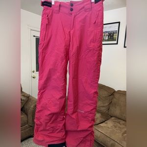 Girls Columbia snow pants